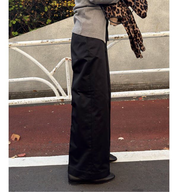 OUTDOOR PRODUCTS Usual Things「≪予約≫T/C ライトクロスワイドストレートパンツ」|スラックス|