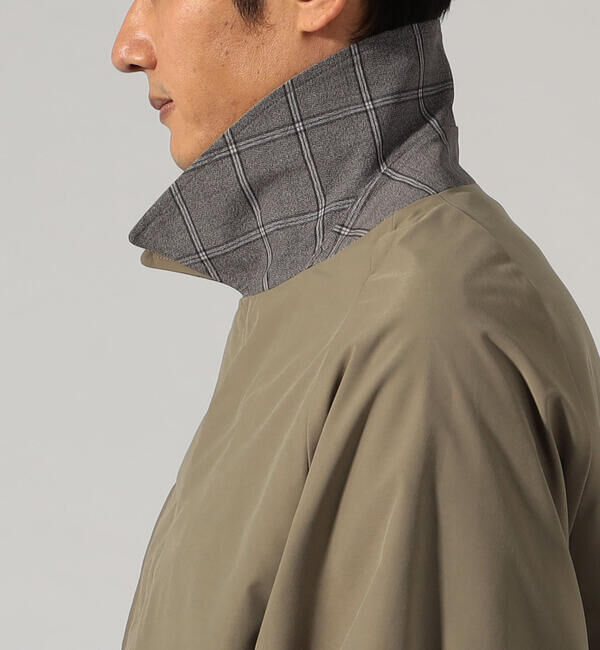 TOMORROWLAND MENS「ポリエステルツイル リバーシブルステンカラーコート」|ステンカラーコート|