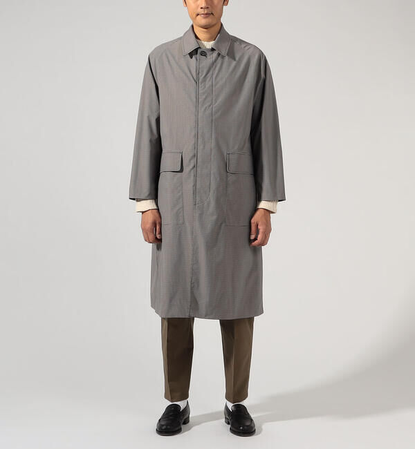 TOMORROWLAND MENS「ポリエステルツイル リバーシブルステンカラーコート」|ステンカラーコート|