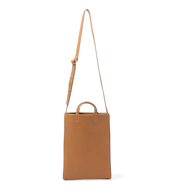 TOMORROWLAND GOODS「【別注】A&times;TOMORROWLAND TOTE&SHOULDER シュリンクレザー 2WAYバッグ」|トートバッグ|45 キャメル