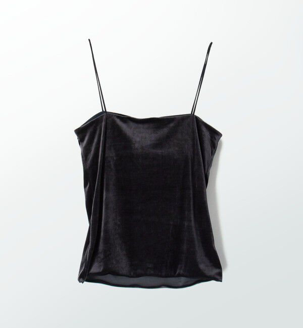BACCA「inner piece ベロアジャージー カップインキャミソール」|Tシャツ・カットソー|