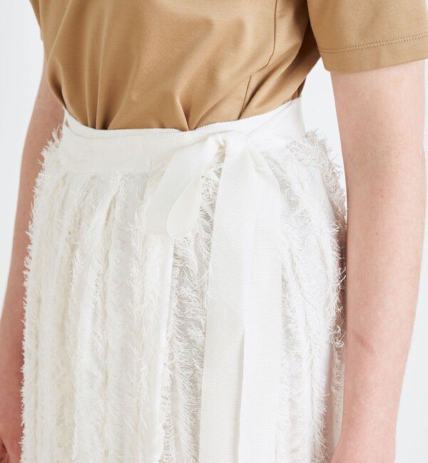 Ballsey「ペーパーフリンジ ラップロングスカート」|スカート|