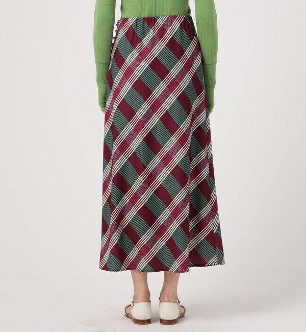 SOULEIADO「ポリエステルプリント フレアミディスカート」|スカート|