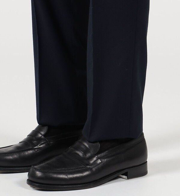 TOMORROWLAND MENS「ストレッチサキソニー ノープリーツスリムスラックス MARLANE」|スラックス|