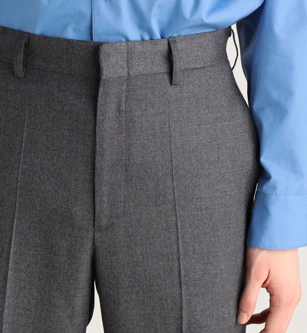 Edition「ウールサキソニータックパンツ」|チノ|