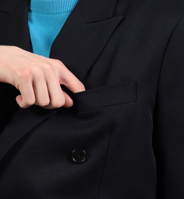 CABaN「CABaN ライトウールギャバジン ダブルブレストジャケット」|テーラードジャケット|