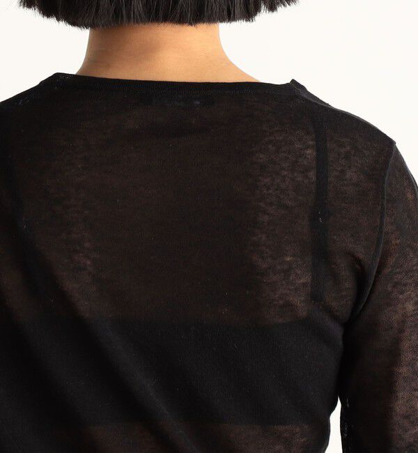 Edition「シアーアシンメトリートップス」|ニット・セーター|