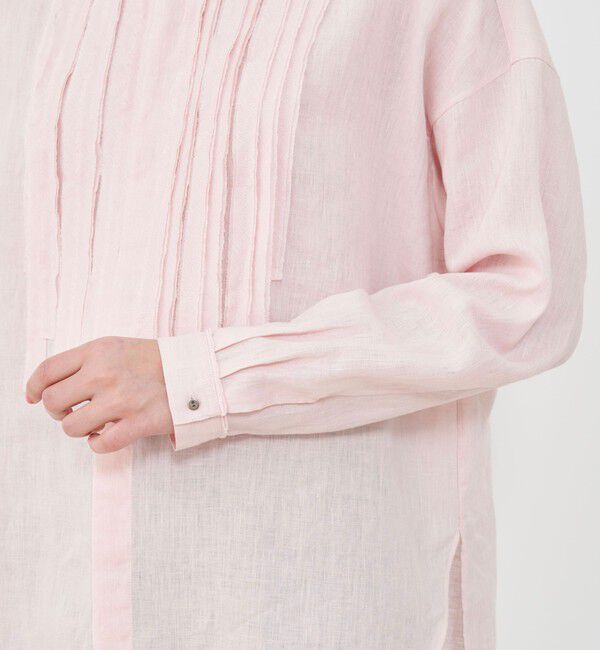 GALERIE VIE「リネンポプリン カットオフブザムシャツ」|シャツ・ブラウス|