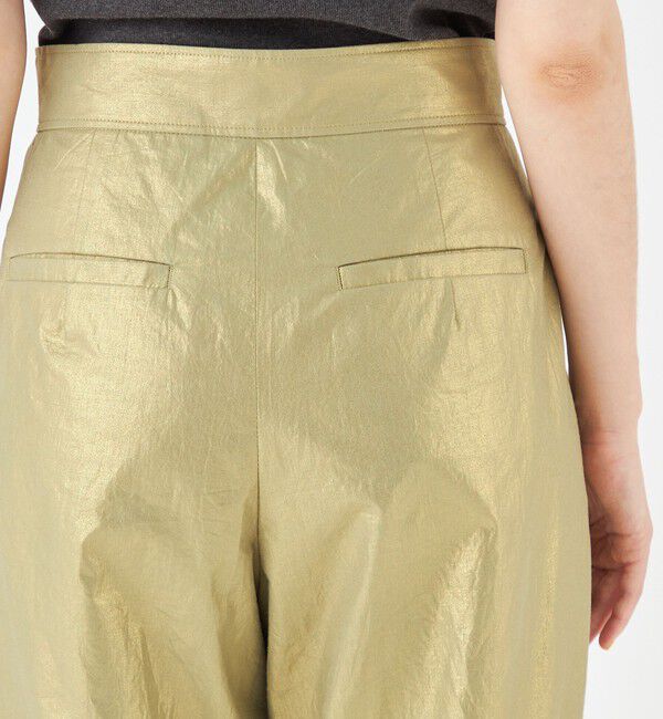 MACPHEE「ホイルプリント タックテーパードパンツ」|その他|