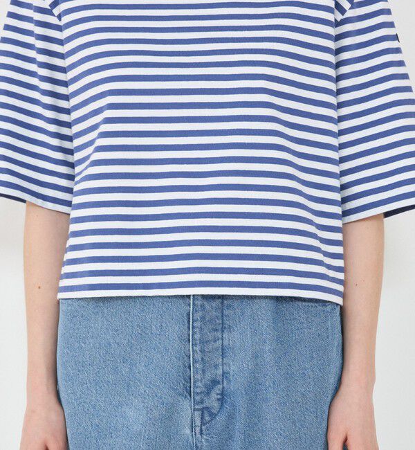 TOMORROWLAND GOODS「【別注】Le minor&times;GALERIE VIE ワイドハーフスリーブカットソー」|Tシャツ・カットソー|