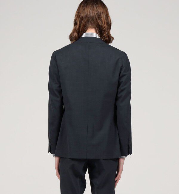 TOMORROWLAND MENS「Super120'sウールポリエステル シングルブレステッド2Bジャケット」|テーラードジャケット|