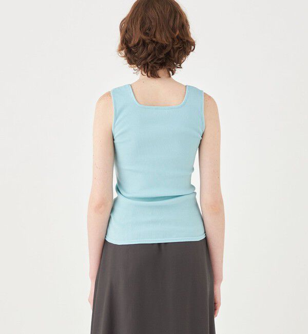 Ballsey「スーピマテレコ スクエアネックタンクトップ」|タンクトップ|