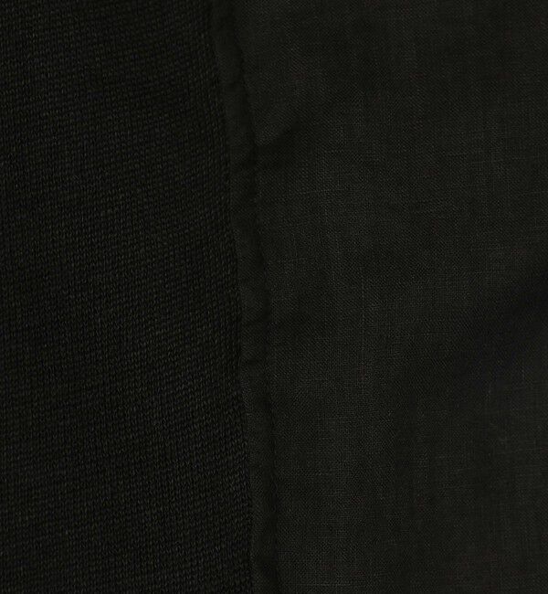 TOMORROWLAND MENS「リネン ニットコンビ クルーネックプルオーバー」|Tシャツ・カットソー|