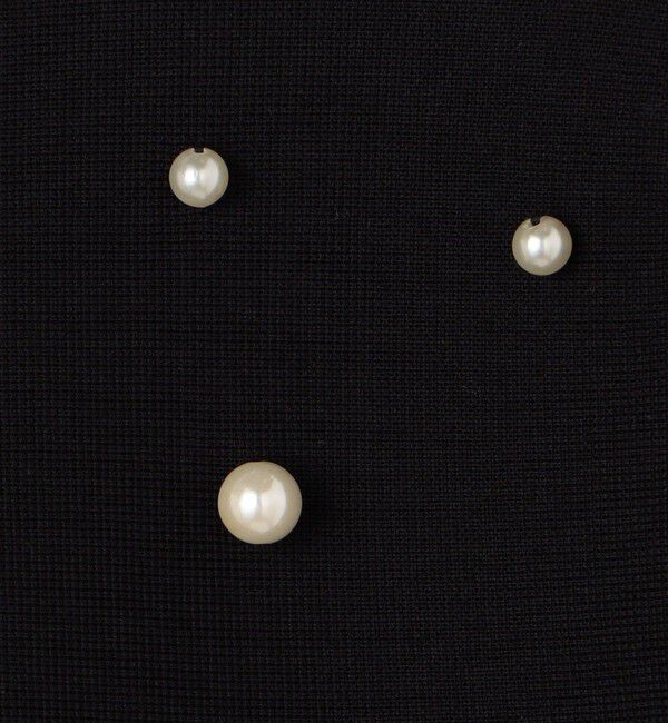 Ballsey「ウールポリエステルパールコンビ Aラインプルオーバー」|ニット・セーター|