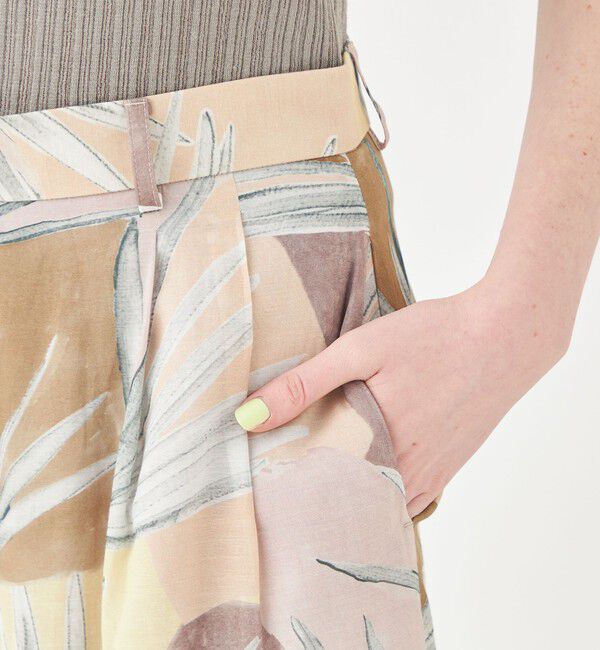 Ballsey「ノラジュロプリント タックワイドパンツ」|その他|