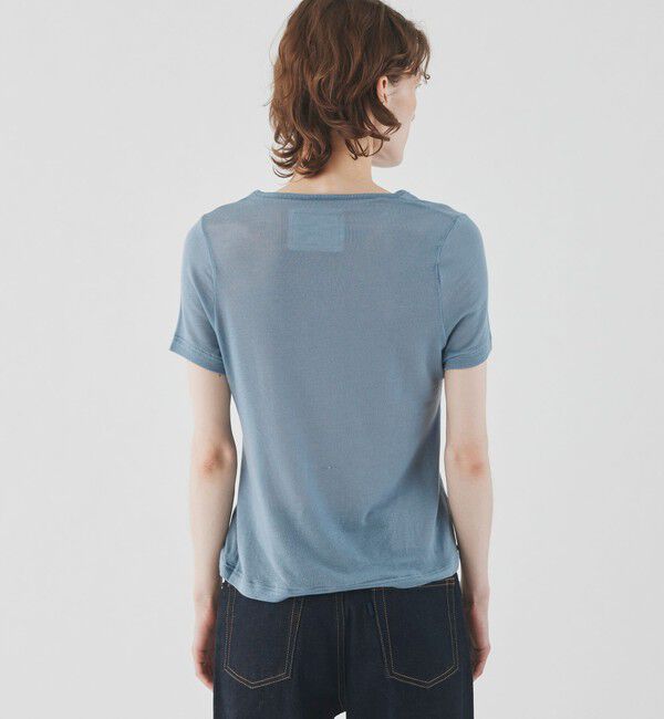 TOMORROWLAND GOODS「【一部別注】 V::ROOM ハーフスリーブカットソー」|Tシャツ・カットソー|