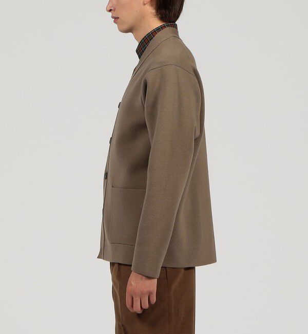 TOMORROWLAND MENS「TOMORROWLAND tricot ウールポリエステルミラノリブ Vネックカーディガン」|カーディガン|