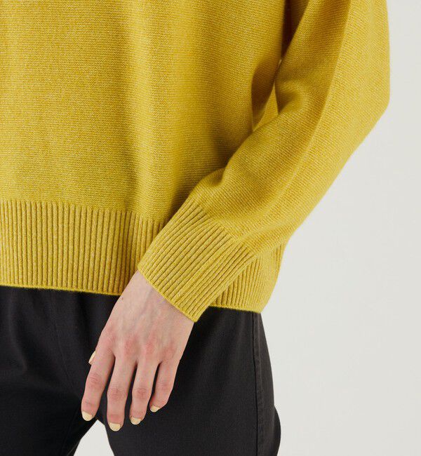 GALERIE VIE「カシミヤコットン ビルドネックプルオーバー」|ニット・セーター|