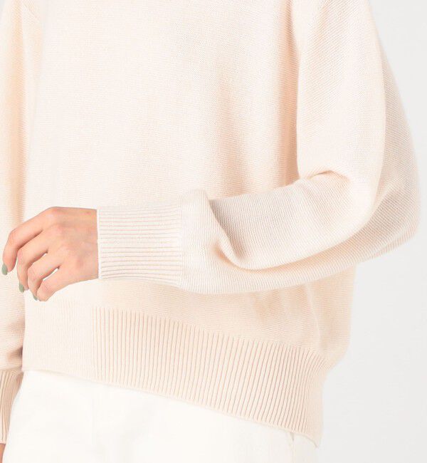 GALERIE VIE「カシミヤコットン ビルドネックプルオーバー」|ニット・セーター|