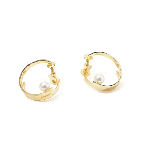 TOMORROWLAND GOODS「januka パールフープイヤリング」|イヤリング|