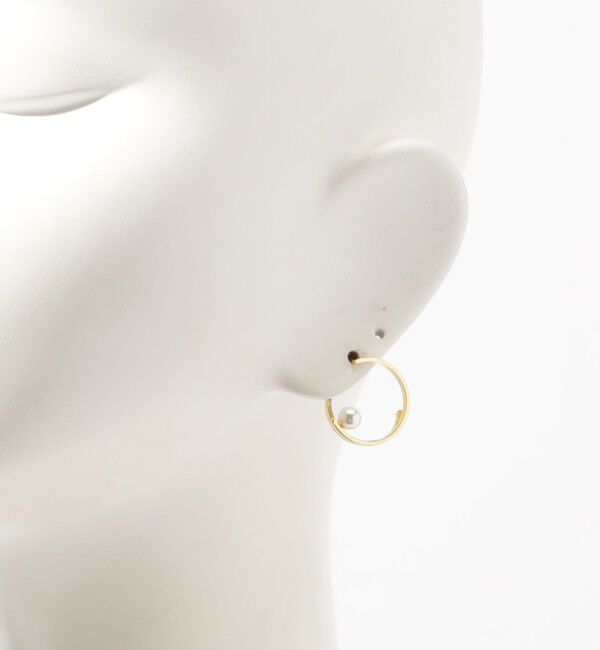 TOMORROWLAND GOODS「januka パールフープイヤリング」|イヤリング|