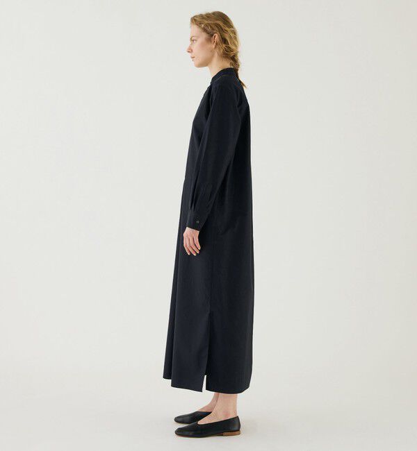 GALERIE VIE「プレミアムオックス バンドカラーシャツワンピース」|ワンピース|