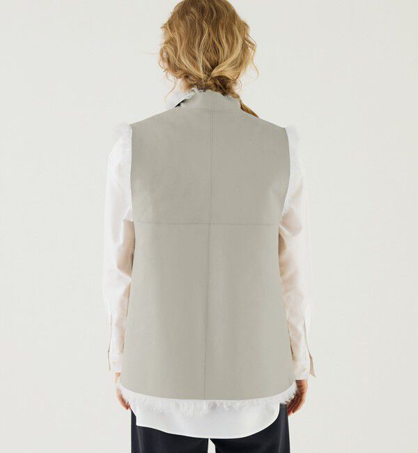 GALERIE VIE「カーリームートン 2ポケットベスト」|ダウンベスト・ベスト|