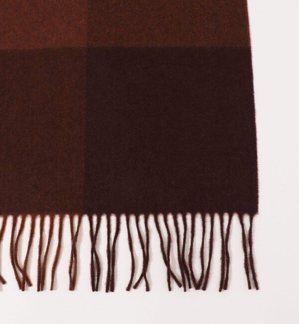 TOMORROWLAND GOODS「Johnstons of Elgin カシミヤチェックストール」|ストール|