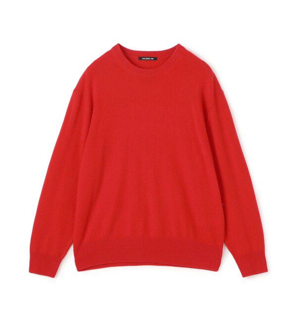 GALERIE VIE「スコットランドカシミヤ クルーネックプルオーバー」|ニット・セーター|35 レッド