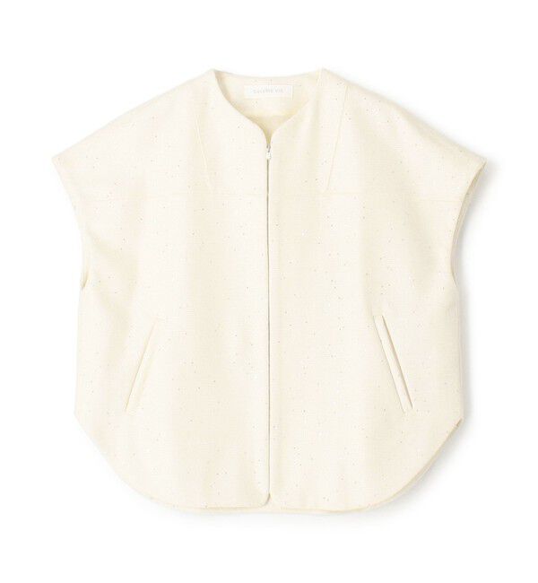 GALERIE VIE「パウダースノー クルーネックベスト」|ベスト・ジレ|11 ホワイト