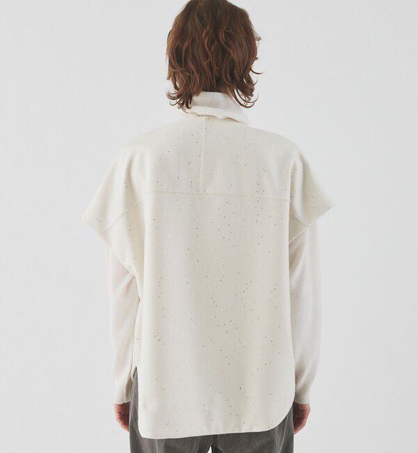 GALERIE VIE「パウダースノー クルーネックベスト」|ベスト・ジレ|