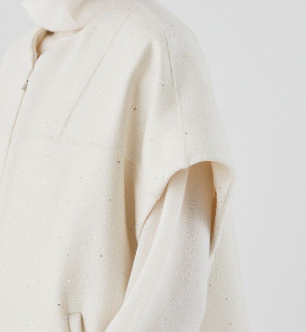 GALERIE VIE「パウダースノー クルーネックベスト」|ベスト・ジレ|