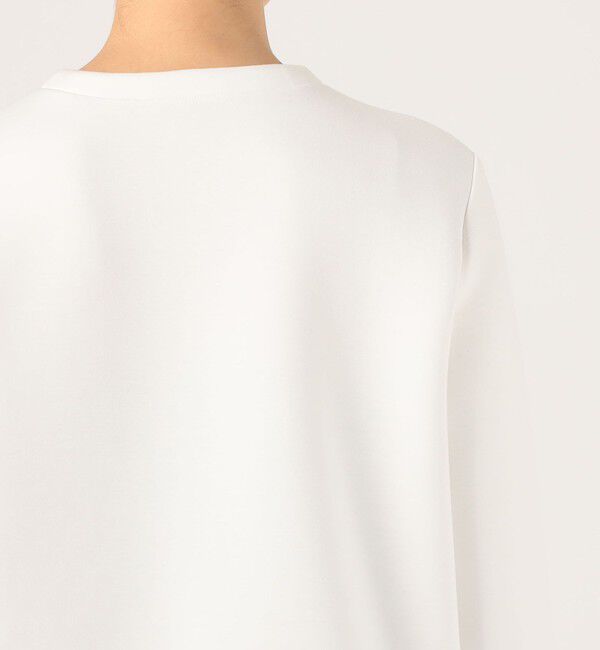 MACPHEE「【WEB限定】エアークッション クルーネックカーディガン」|カーディガン|