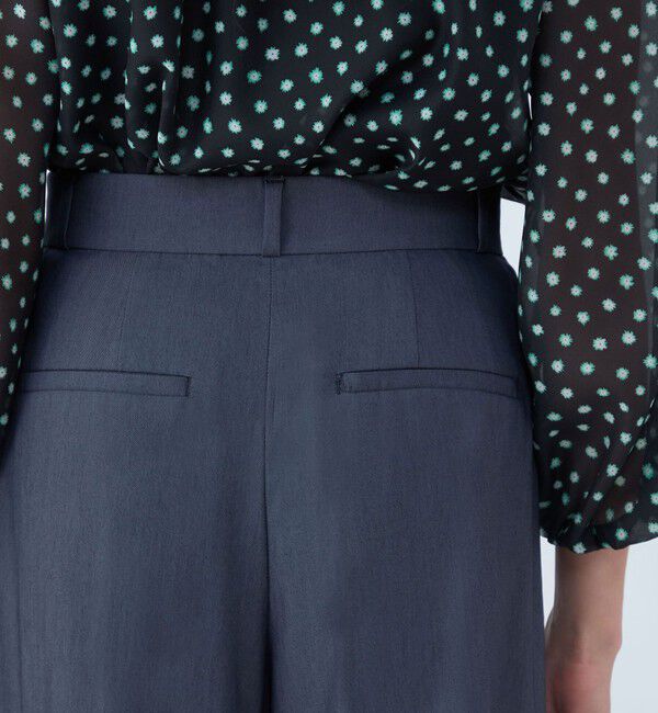 Ballsey「セルロースツイル タックワイドパンツ」|その他|