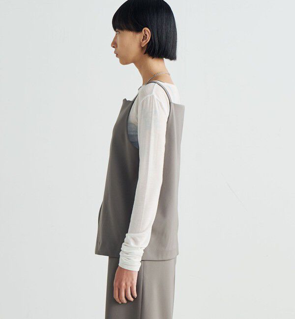 Edition「カルゼジャージー ジップトップス」|シャツ・ブラウス|