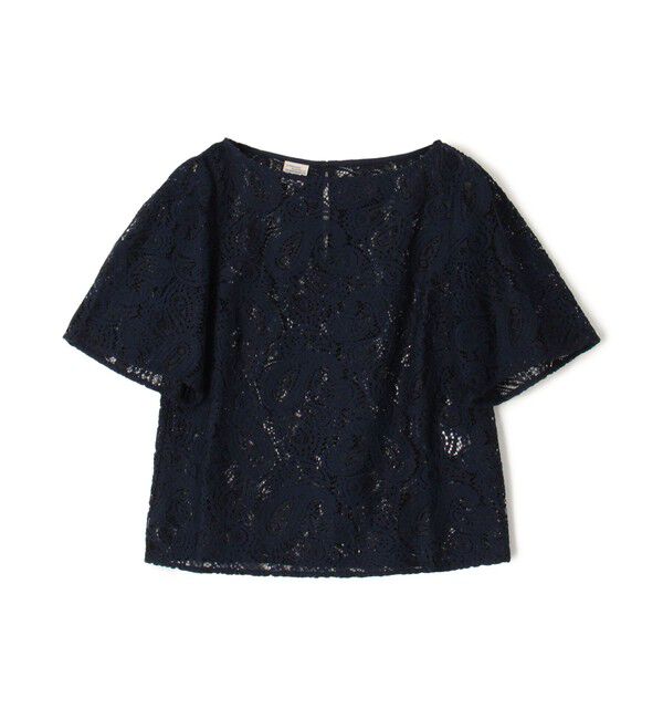 TOMORROWLAND GOODS「BAUM UND PFERDGARTEN MERA  レースシャツ」|シャツ・ブラウス|69 ネイビー