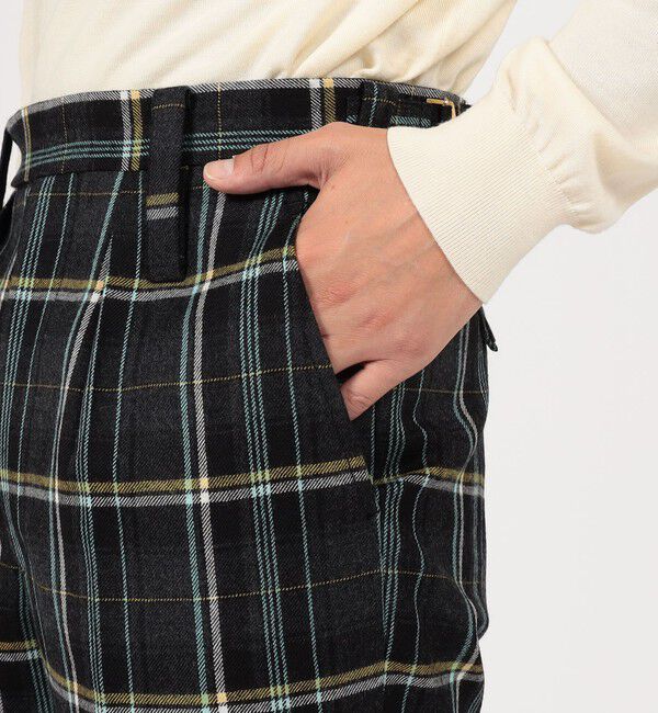 TOMORROWLAND BUYING WEAR「Tangent Patt TAN25&deg; British Barrack Trousers ウール 1プリーツ ストレートパンツ 」|スラックス|