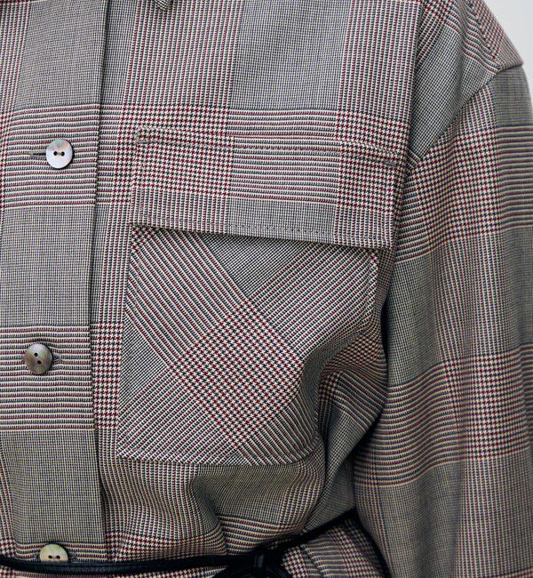 TOMORROWLAND collection「マルチグレンチェック CPOシャツ」|シャツ・ブラウス|