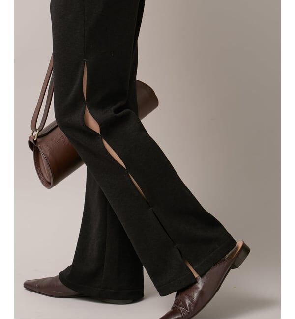  「カットアウトストレッチスリムパンツ」|その他|