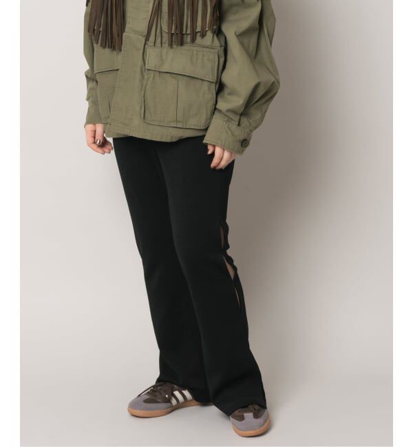  「カットアウトストレッチスリムパンツ」|その他|