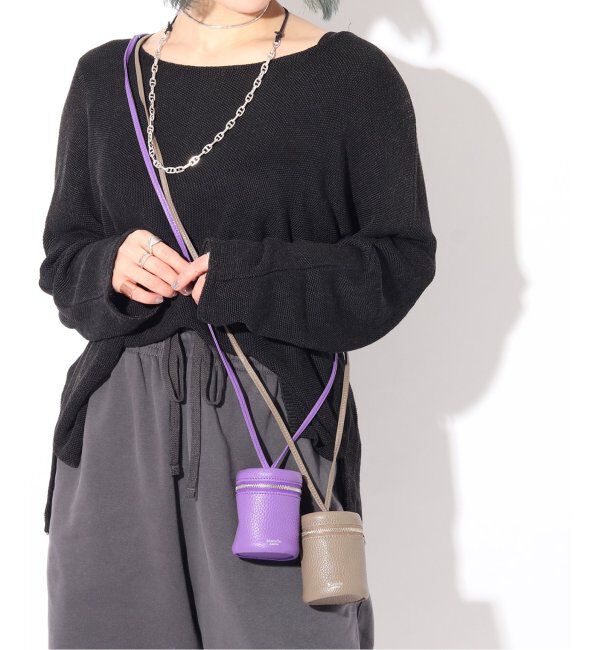  「【blancle/ ブランクレ】S.LETHER/M.LEATHER CYLINDER BAG」|ショルダー・メッセンジャー|