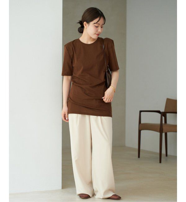 Plage「SQUARE SHOULDER H/S Tシャツ」|Tシャツ・カットソー|