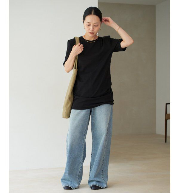 Plage「SQUARE SHOULDER H/S Tシャツ」|Tシャツ・カットソー|