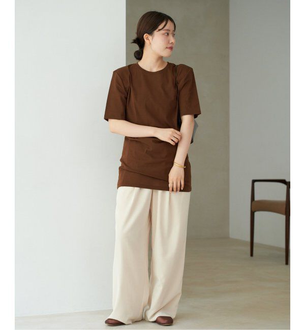 Plage「SQUARE SHOULDER H/S Tシャツ」|Tシャツ・カットソー|