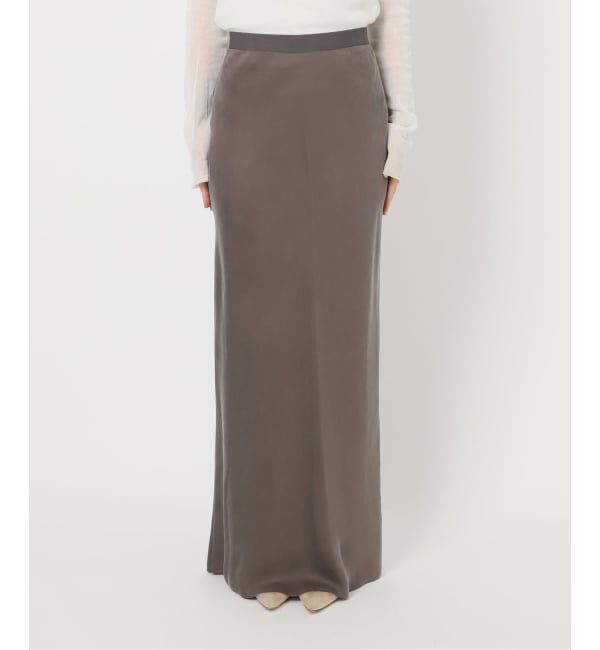 Plage「《有楽町店・WEB限定》Fibril Nuance スカート」|スカート|カーキ