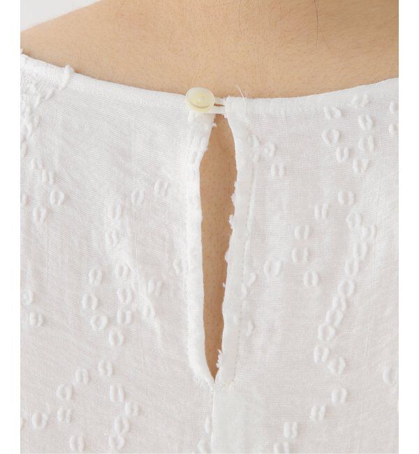 SLOBE IENA「カットジャガードギャザーフレアワンピース」|ワンピース|