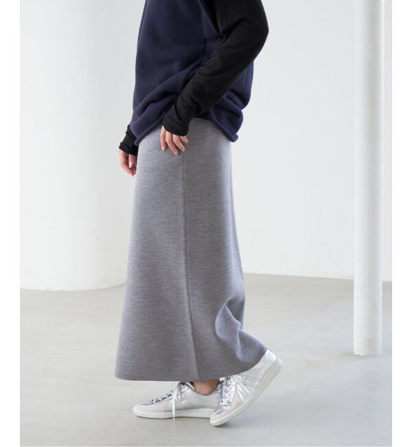 IENA「スーパーファインスムースニットスカート」|スカート|