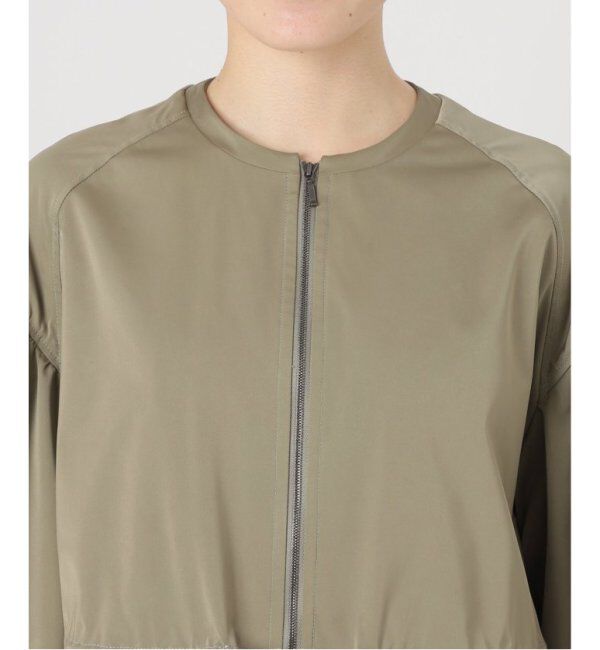 VERMEIL par iena「ノーカラーギャザーZIPブルゾン」|その他|