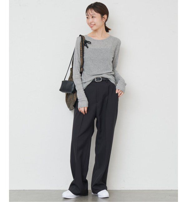 SLOBE IENA「ソフトコットンクルーネック」|Tシャツ・カットソー|