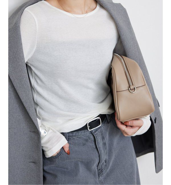 SLOBE IENA「ソフトコットンクルーネック」|Tシャツ・カットソー|